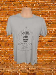 PAUL SMITH GREY T-SHIRT MEDIUM COTTON MENS SHORT SLEEVED CLANDESTINE TEE TOP - Picture 1 of 5