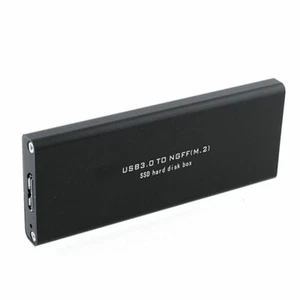 M.2 NGFF SSD SATA TO USB 3.0 External Enclosure Storage Case Adapter Aluminium - Picture 1 of 9