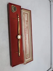Henri Gireaux Uhr 17 Juwelen Goldton Prospekt Japan - Bild 1 von 15