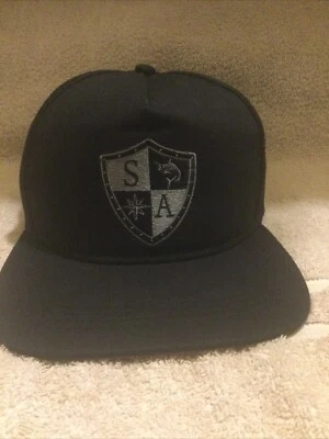 Sombrero Salt Armour Logo Snapback Negro Bordado Ajustable - Nebulosa Foto 1 de 3