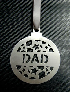 Papa Boule Papa Père Papy Décoration Noël Arbre Suspendu Ornement Cadeau - Picture 1 of 2