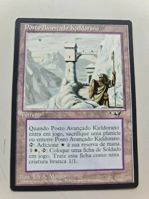 Kjeldoran Outpost | ALLIANCES | PORTUGUESE | MTG | 1996 | LP/NM | #C380 - Image 1 of 2
