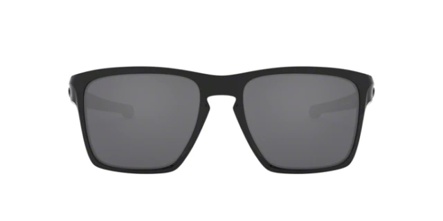 Oakley Silver XL Black Iridium Frame Black Polished Lens Men's Sunglasses