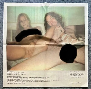 Dan Colen Dash Schnee Ausstellung Poster Peres Projects 2006 Akte Kunstfotografie - Bild 1 von 6