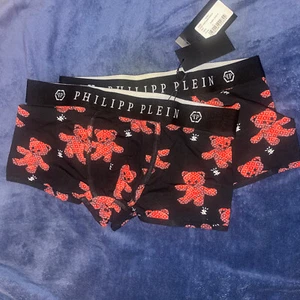 Men’s•PHILIPP PLEIN•UNDERWEAR•2 Pack Trunk/Boxer•Size L•Color Black/Teddy Logo - Picture 1 of 6