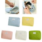 Travel Cosmetic Bag Cute Makeup Bag Soft Flower Cosmetic Pouch Portable