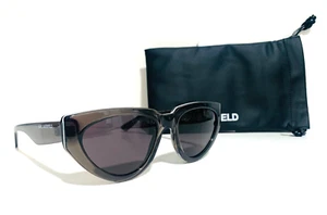 KARL LAGERFELD KL6100S 020 CRYSTAL GREEN GRAY BUTTERFLY SUNGLASSES 54-19-140 - Picture 1 of 10