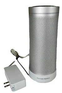 Harman Kardon Invoke mit Cortana HKINVOKESILAM - Pearl Silver Bluetooth Lautsprecher - Bild 1 von 7