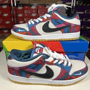 Talla 10 - Hombre Nike Dunk Low Pro SB x Parra Arte Abstracto 2021 DH7695-600 - Imagen 1 de 8
