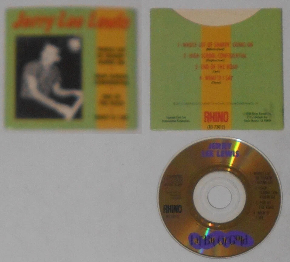 Jerry Lee Lewis - Whole Lot of Shakin' Goin' On ep  - U.S. 3" cd and cover Foto 1 de 1