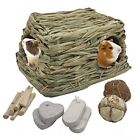  Guinea Pig Grass House and Hideout Guinea Pig Edible Natural Grass Bed Woven 