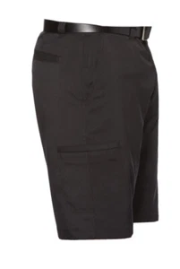 Golf Shorts Mens PGA Tour Cargo 9" SPF50 Stretch PVBSB0N4RS Black NEW NWT MSRP68 - Picture 1 of 21