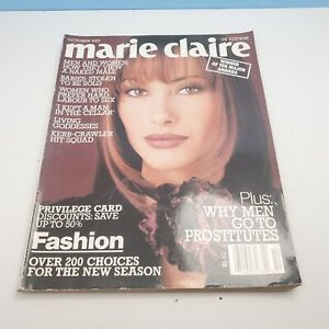 1993 OCTOBER MARIE CLAIRE UK EDITION MAGAZINE - IRENE COVER - O 6003