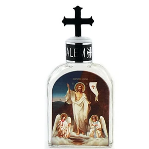 Botella de agua bendita Icon - Vidrio - Resurrección de Cristo - 5 pulgadas - Imagen 1 de 2