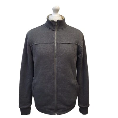 Gap Grey Fleece Lined Full Zip Jacket Men's UK Size M DD340 - Image 1 of 4