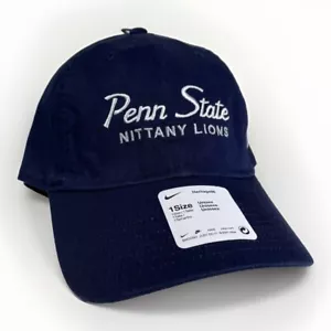 Nike Heritage 86 Dri-Fit Penn State Nittany Lions Adjustable Blue Hat OSFM - Picture 1 of 7