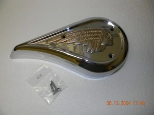 Indian Air Cleaner Cover Gold and Chrome - Gilroy, Chief, Scout, Spirit - Picture 1 of 1