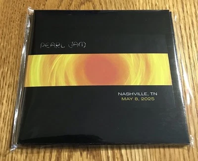 Pearl Jam- Nashville TN May 8th 2025 Official Bootleg CD New Sealed 🔥🔥🔥 - Imagem 1 de 2