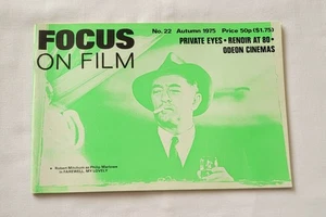 Focus On Film Ausgabe 22 Herbst 1975 - Filmmagazin Kino Sammlerstück - Bild 1 von 11