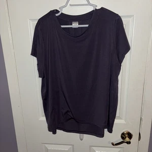 Athleta Short Sleeve Light Purple Activewear Top Womens Size Large - Picture 1 of 5