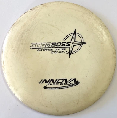 Innova Star Boss Rare Broken Box Patent Numbers Penned 168g White Used - Image 1 of 4