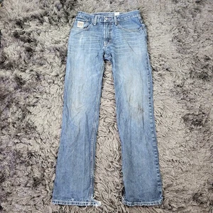 Cinch Jeans Mens 33x36 Blue Bootcut Western Denim Workwear Distressed MB92834019 - Picture 1 of 24
