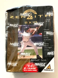 1997 Pinnacle Zenith Baseball FACTORY SEALED Box - 12 Packs, 5 cards/pk 2 8x10s - Picture 1 of 4