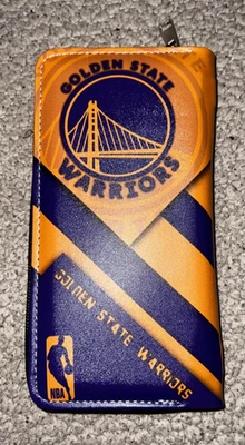 NBA Golden State WARRIORS Long WALLET -                 OZ Seller Fast POSTAGE - image 1 of 4