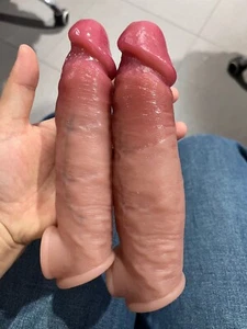Big Men Male Cock Girth Enlarger Enhancer Penis Extension Extender-Sheath-Sleeve - Picture 1 of 13