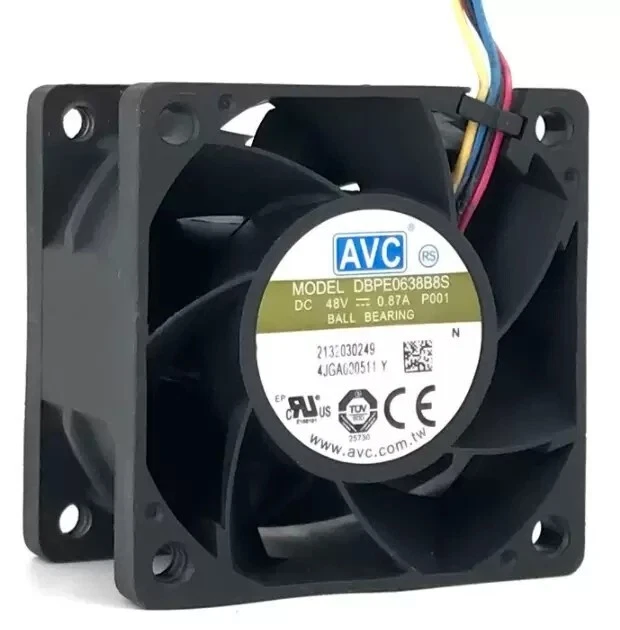AVC DBPE0638B8S 6CM 6038 48V 0.87A Server Chassis Cooling Fan - Image 1 of 1