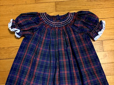 Vestido de obispo calado hecho a mano talla 4-5 Foto 1 de 4