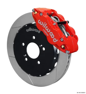 Wilwood Narrow Superlite 6R Front Hat Kit 12.88in Red Fits Honda S2000 - Picture 1 of 10
