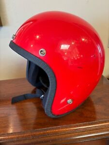 BELL SHCA DOT Open Face Motorcycle Helmet Vintage XL