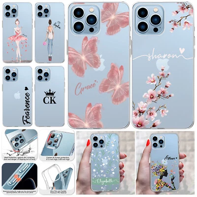 Funda blanda de diseño personalizado para teléfono iPhone 15 14 13 Pro Max 12 11 X SE Foto 1 de 4