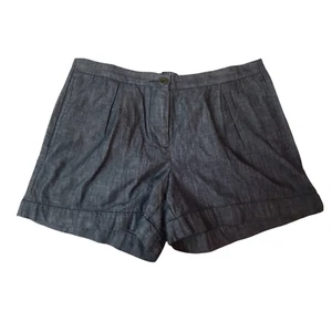 Pantalones Cortos J.Crew Chino Mujer Talla 2 Azul Algodón Informal Talla Media Bolsillos Planos - Imagen 1 de 11