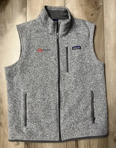 Patagonia Mens Better Sweater Vest Fleece Sleeveless Full Zip Pocket Gray Size L - Picture 1 of 10