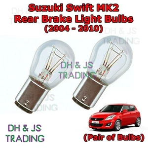 For Suzuki Swift Rear Brake Light Bulbs Pair of Stop / Tail Bulb MK2 (04-10) - Picture 1 of 1