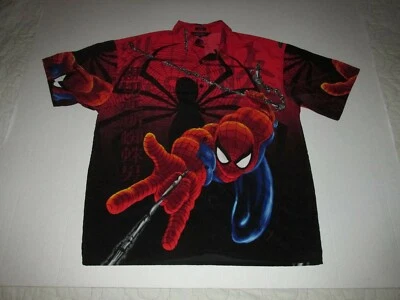 Vintage Changes Marvel Comics Spider Man Button Up Shirt Sz 2XL Peter Parker - Image 1 of 4