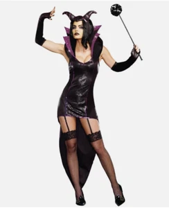 Maleficent Queen of Darkness Adult Woman Costume Small - Picture 1 of 1