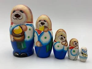 MADE IN UKRAINE! Nestchenpuppe "Bären" 4,3", Handarbeit Nestchenpuppe Sammlerstück - Bild 1 von 6