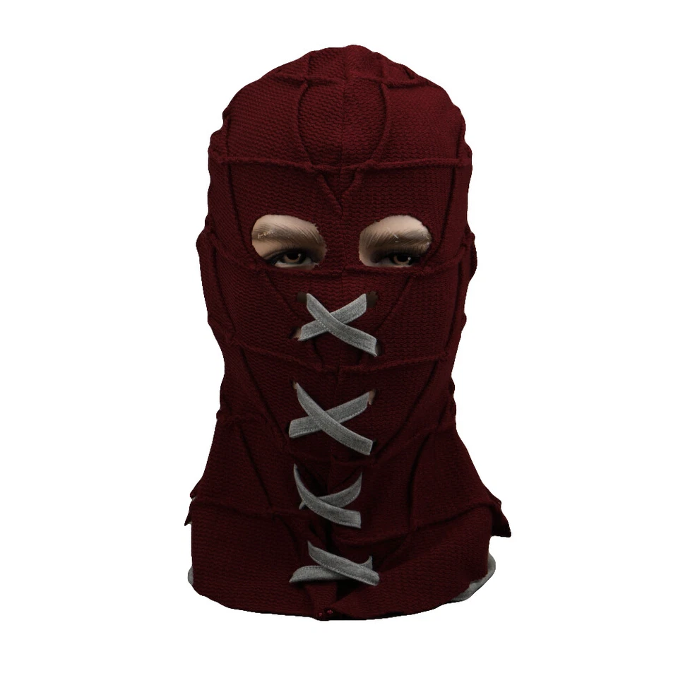 BrightBurn Red Mask Cosplay Kids Scary Horror Hood Halloween Costumes Props New - Image 1 of 4