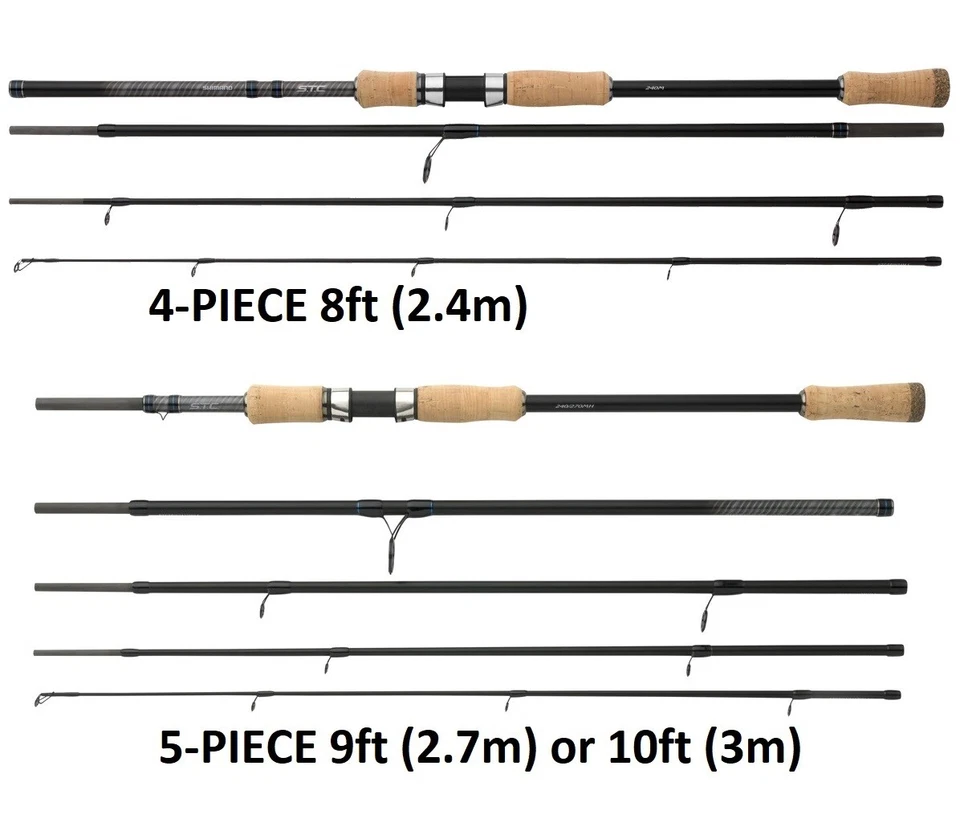 Cañas giratorias de viaje Shimano STC 8 ft (2,40 m) - 10 ft (3,00 m)  Foto 1 de 1