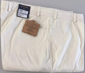 NUOVO Bills Khakis M2-IPBL POPLIN anteriore semplice MISURA STANDARD TAGLIA 34 AVORIO AL DETTAGLIO $165 - Foto 1 di 3