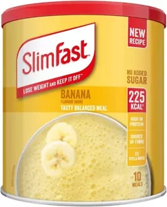 SlimFast Banana Meal Replacement Shake for Weight Loss & Balanced Diet 365g - Picture 1 of 5