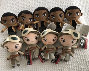 Funko Disney Star Wars Rey/Finn Galactic Plushies 6" Collectible Plush Stuffed - Picture 1 of 8