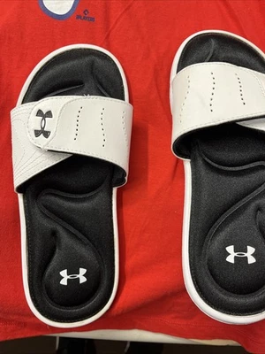 Under Armour UA 30227-100 para mujer talla 6 blanco/negro Foto 1 de 4