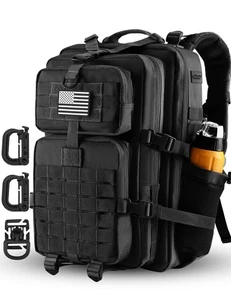 45L MOLLE Assault Backpack, Tactical Backpack Military Army Camping Rucksack ... - Picture 1 of 7
