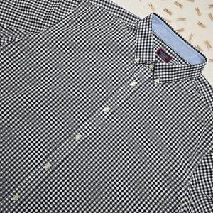 Untuckit Men's Shirt XXXL Black White Gingham Check Short Sleeve Classic - Picture 1 of 14