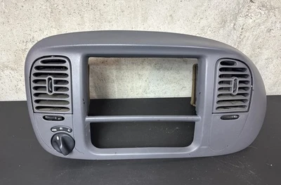 97-03 FORD F150 EXPEDITION CENTRO TABLERO RADIO VENTILACIÓN AIRE CLIMA BISEL GRIS MOLDURA Foto 1 de 4