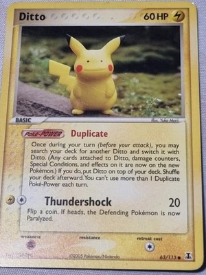 Pokémon TCG Ditto (Pikachu) 63/113 LP - image 1 of 4